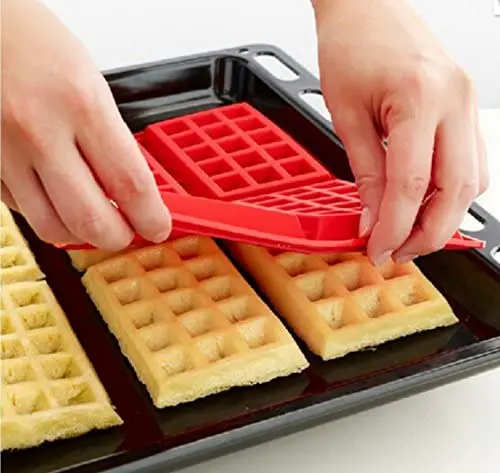Kitchen Circular&square Waffle Mold Non-Stick Cake Mould Makers Kitchen Silicone Waffle Bakeware
Kitchen Circular&square Waffle Mold Non-Stick Cake Mould Makers Kitchen Silicone Waffle Bakeware
