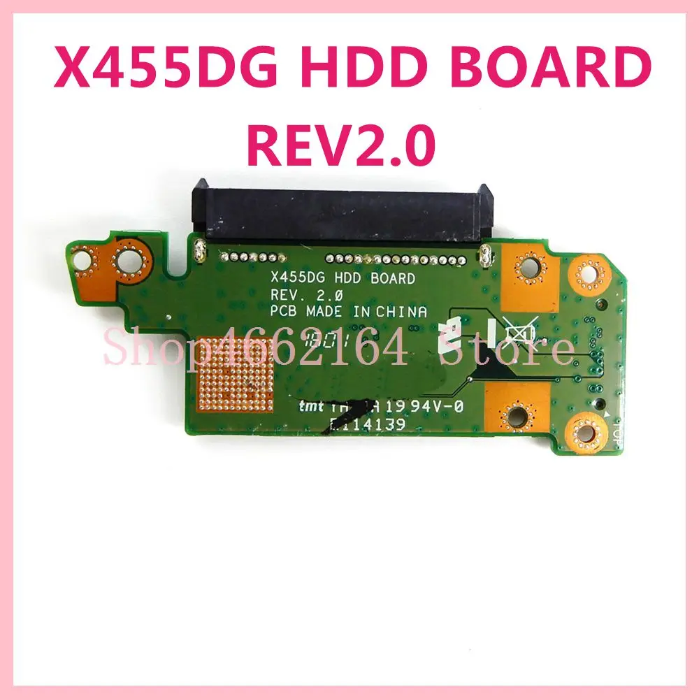 X455DG HDD плата REV2.0 для ASUS X455 X455D X455DG жесткий диск HDD плата Тест хорошая бесплатная доставка
X455DG HDD плата REV2.0 для ASUS X455 X455D X455DG жесткий диск HDD плата Тест хорошая бесплатная доставка