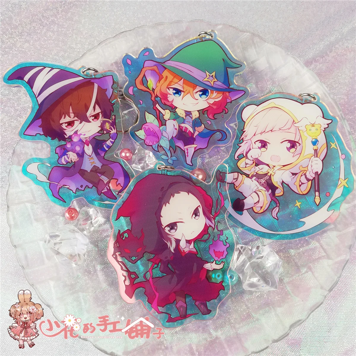 Anime Bungo Stray Dogs Dazai Osamu Nakahara Chuuya Halloween Series Acrylic Pendant Toy Keychain Keyring Badge Brooch Pins 
Anime Bungo Stray Dogs Dazai Osamu Nakahara Chuuya Halloween Series Acrylic Pendant Toy Keychain Keyring Badge Brooch Pins