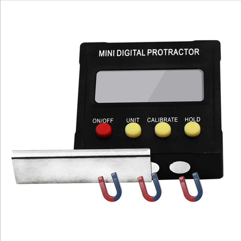 Digital protractor inclinometer 360 ° horizontal goniometer High Precision Goniometer magnet inclination measuring tool
Digital protractor inclinometer 360 ° horizontal goniometer High Precision Goniometer magnet inclination measuring tool