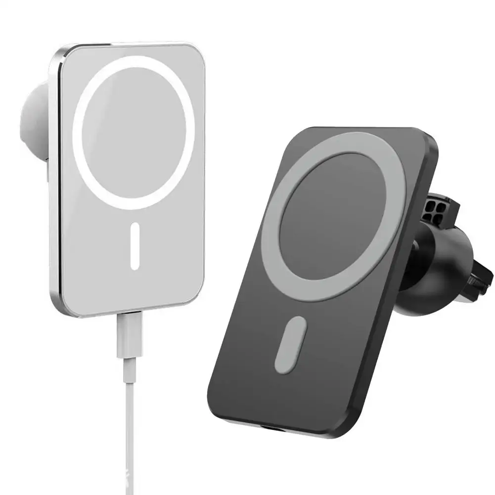 15W Qi Car Charger Type C Mobile Phone Magsafing Wireless Charger Car Mount Magnetic Holder For IPhone12 Pro Car Charging
15W Qi Car Charger Type C Mobile Phone Magsafing Wireless Charger Car Mount Magnetic Holder For IPhone12 Pro Car Charging