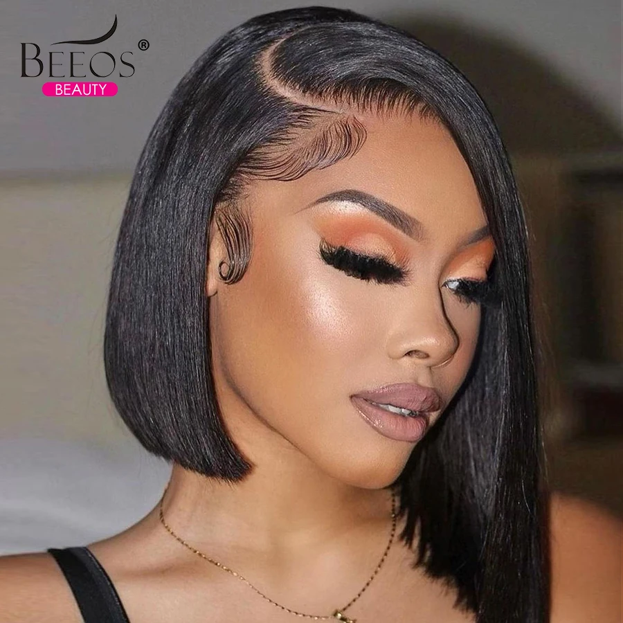 Short Bob Wig 13x4 Lace Front Human Hair Wigs Preplucked 4x4 Closure Wig Natural Brazilian Hair Wigs for Women With Baby Hair
Short Bob Wig 13x4 Lace Front Human Hair Wigs Preplucked 4x4 Closure Wig Natural Brazilian Hair Wigs for Women With Baby Hair