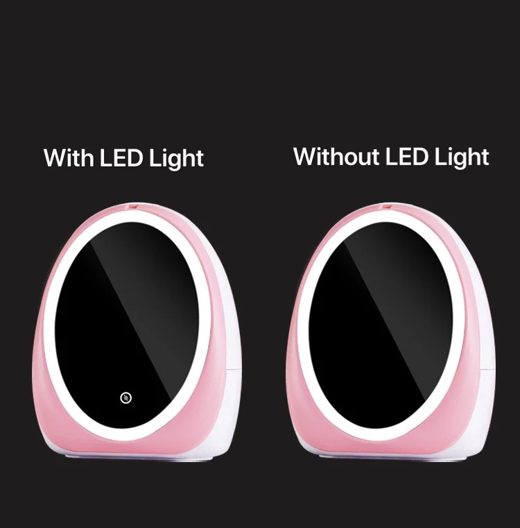 LED Light Desktop Jewelry Container HD Mirror Makeup Organizer Creative Cosmetic Storage Box Portable Waterproof Beauty Box
LED Light Desktop Jewelry Container HD Mirror Makeup Organizer Creative Cosmetic Storage Box Portable Waterproof Beauty Box