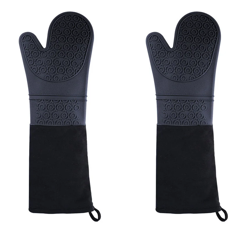 Lengthen Cotton Silicone Gloves Candy Color Heat Resistant Gloves Microwave Oven Mitts Non-Slip Pot Holders for Kitchen Baking
Lengthen Cotton Silicone Gloves Candy Color Heat Resistant Gloves Microwave Oven Mitts Non-Slip Pot Holders for Kitchen Baking