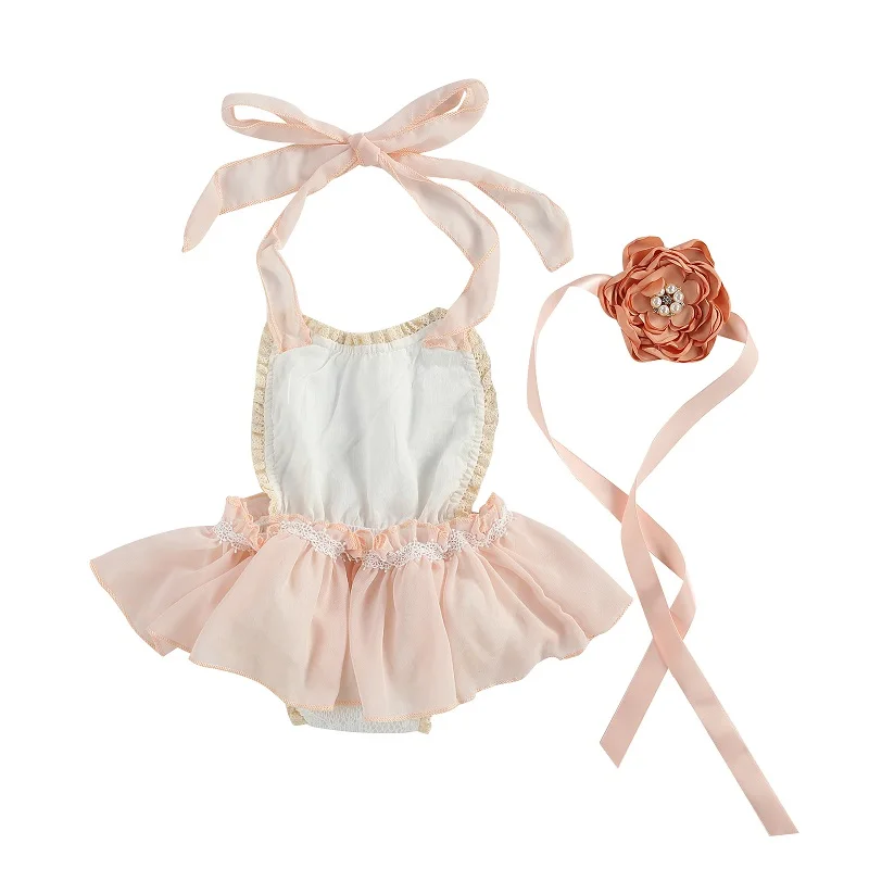 0-24M Cute Newborn Baby Girl Sleeveless Backless Lace Floral Romper Jumpsuit Headband 2PCS Baby Clothes
0-24M Cute Newborn Baby Girl Sleeveless Backless Lace Floral Romper Jumpsuit Headband 2PCS Baby Clothes
