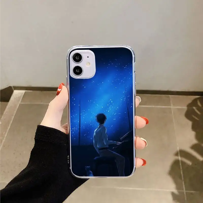 Japan anime Your lie in April Phone Case Transparent for iPhone 6 7 8 11 12 s mini pro X XS XR MAX Plus
Japan anime Your lie in April Phone Case Transparent for iPhone 6 7 8 11 12 s mini pro X XS XR MAX Plus