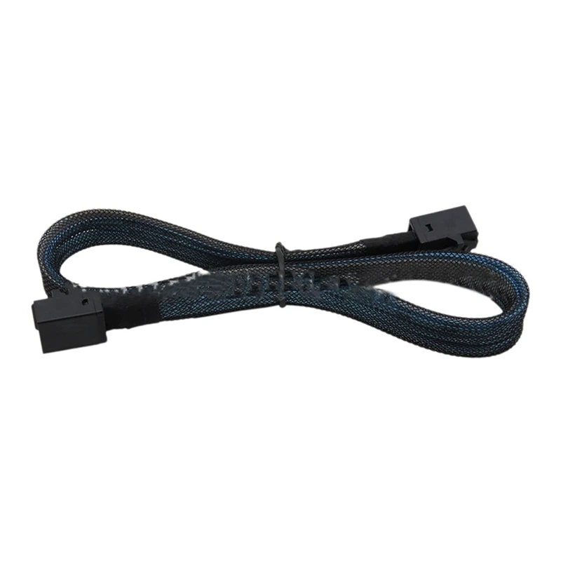 Кабель для сервера Mini SAS SFF8643 к SFF8643, 12 Гбит/с, стабильный нейлоновый плетеный кабель с защитой от помех для RAID PCI Express 
Кабель для сервера Mini SAS SFF8643 к SFF8643, 12 Гбит/с, стабильный нейлоновый плетеный кабель с защитой от помех для RAID PCI Express