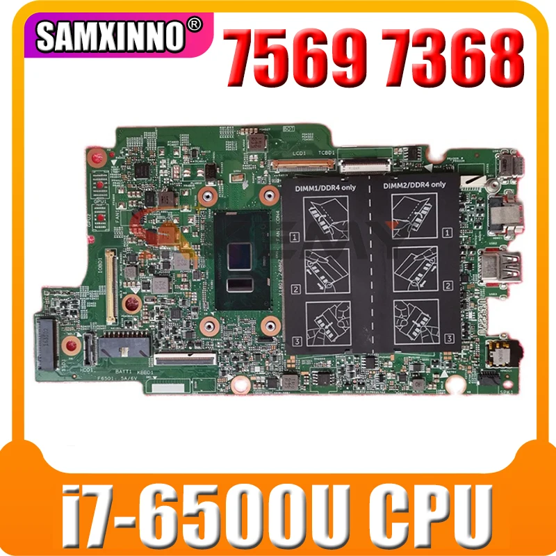 100% working for Dell Inspiron 7569 7368 Motherboard 8DX5J 08DX5J 15264-1 mainboard i7-6500u onboard tested ok
100% working for Dell Inspiron 7569 7368 Motherboard 8DX5J 08DX5J 15264-1 mainboard i7-6500u onboard tested ok