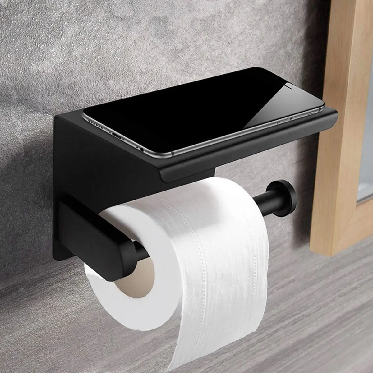 304 Stainless Steel Toilet Paper Holder Bathroom Wall Mount WC Paper Phone Holder Shelf Towel Roll Shelf Bathroom Accessories
304 Stainless Steel Toilet Paper Holder Bathroom Wall Mount WC Paper Phone Holder Shelf Towel Roll Shelf Bathroom Accessories