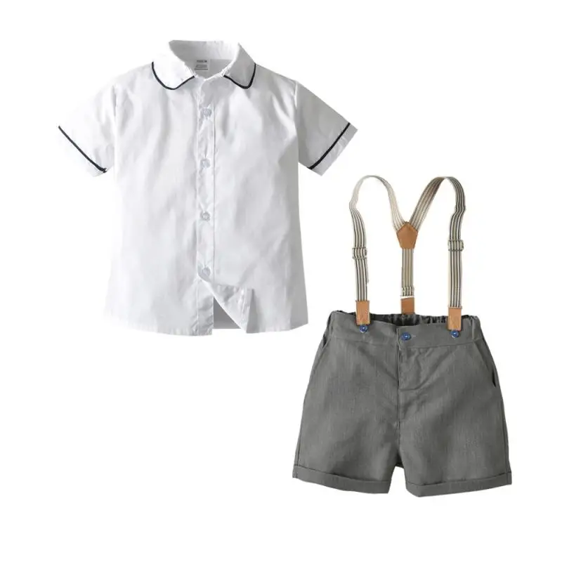 2Pcs Baby Clothing Set Summer Infant Clothes Newborn t Shirts Shorts Suits Boys Short Sleeve Shirt Suspenders Gentleman Outfits
2Pcs Baby Clothing Set Summer Infant Clothes Newborn t Shirts Shorts Suits Boys Short Sleeve Shirt Suspenders Gentleman Outfits