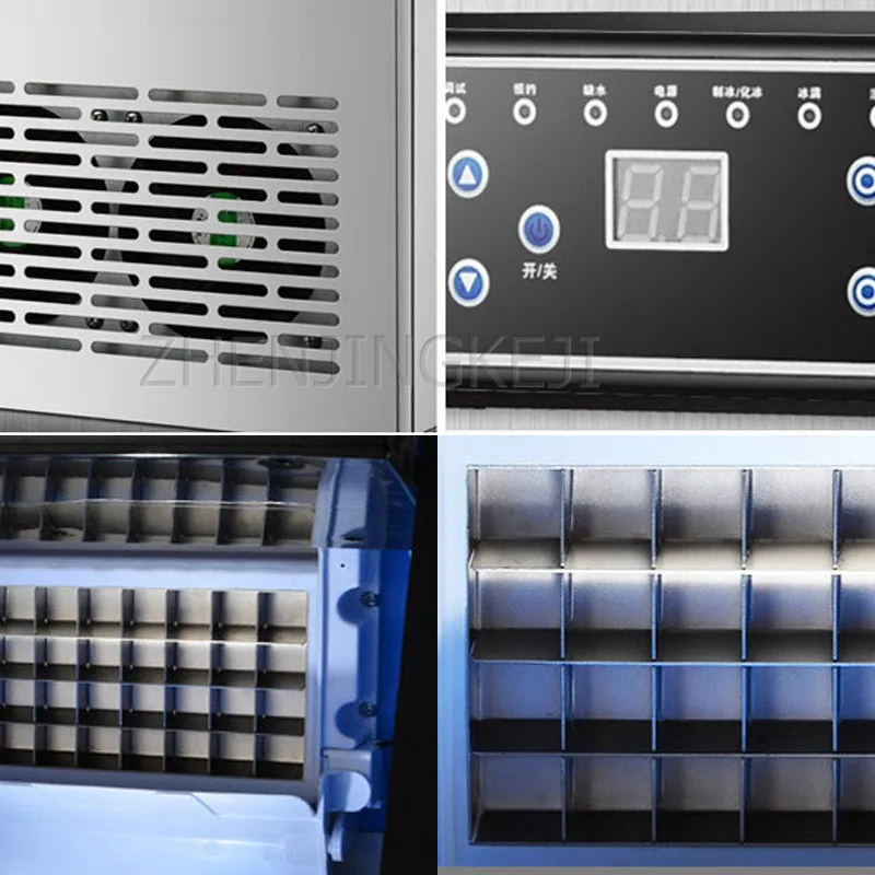 80KG Ice Maker Big Household Appliances Intelligent Commercial Automatic Ice Cube Maker Frozen Appliances Machines For Business
80KG Ice Maker Big Household Appliances Intelligent Commercial Automatic Ice Cube Maker Frozen Appliances Machines For Business