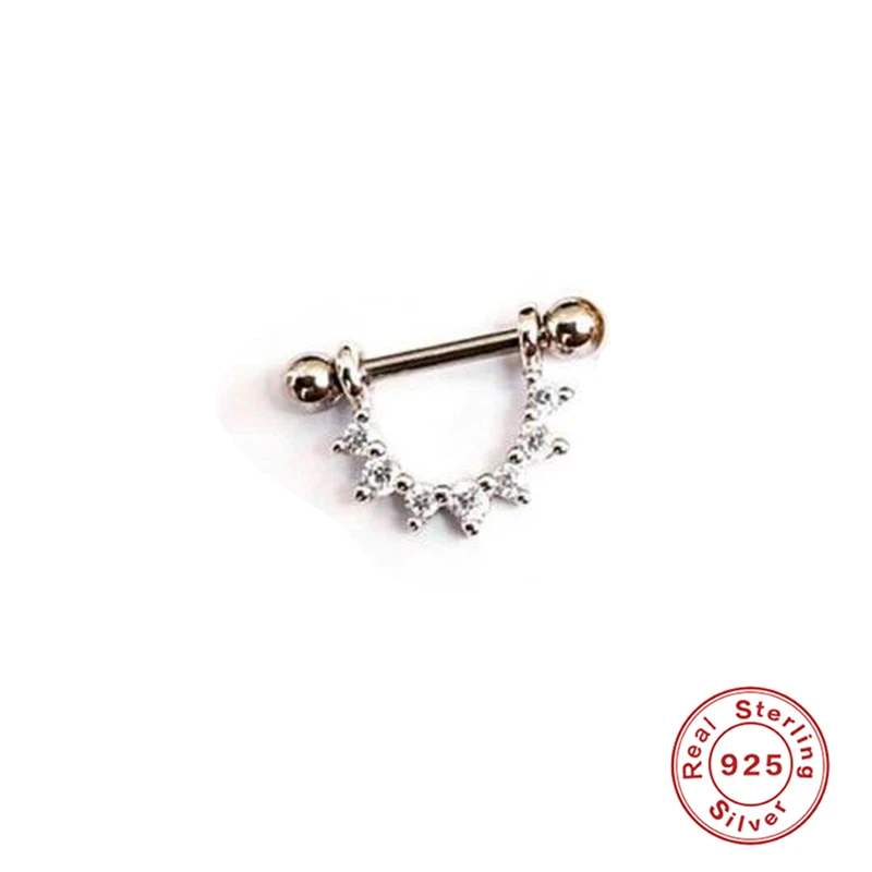 Aide 925 Sterling Silver Piercing Hoop Earrings For Women U-shaped Stud Earrings Zircon Ear Bone Nails Jewelry Pendientes 1PC
Aide 925 Sterling Silver Piercing Hoop Earrings For Women U-shaped Stud Earrings Zircon Ear Bone Nails Jewelry Pendientes 1PC