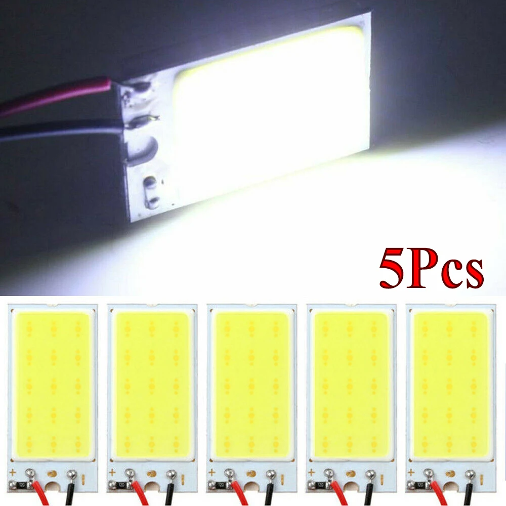 5Pcs DC12V COB 15 LED Plate Car Interior Dome Light Bulb Super Bright T10 Festoon 12V Lights White
5Pcs DC12V COB 15 LED Plate Car Interior Dome Light Bulb Super Bright T10 Festoon 12V Lights White