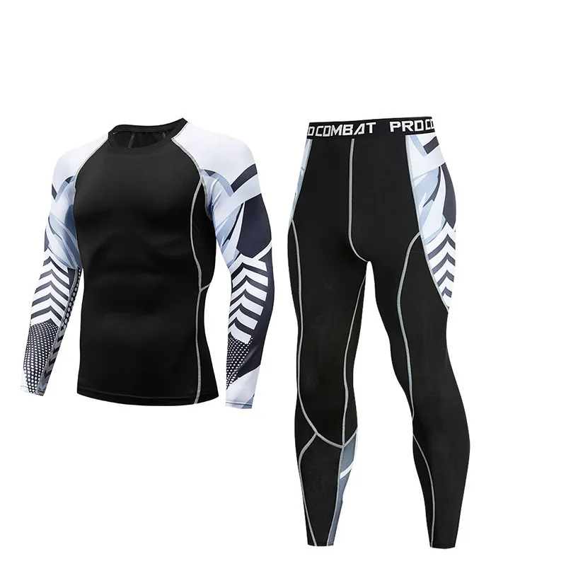 Top Quality Mens Compression Running Fitness Sets Quick Dry Elasticity Jogger Tights Sports Pants Skinny Leggings Men's suits
Top Quality Mens Compression Running Fitness Sets Quick Dry Elasticity Jogger Tights Sports Pants Skinny Leggings Men's suits