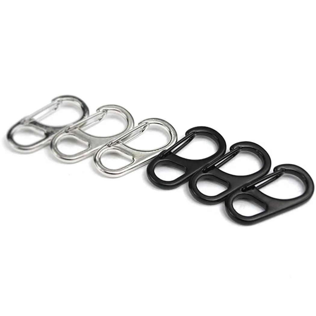 5pcs Mini Carabiner Snap Spring Clip Quick Hooks Keyring Survival Tool D Type Hanging Buckle Portable For Camping Hiking Fishing
5pcs Mini Carabiner Snap Spring Clip Quick Hooks Keyring Survival Tool D Type Hanging Buckle Portable For Camping Hiking Fishing