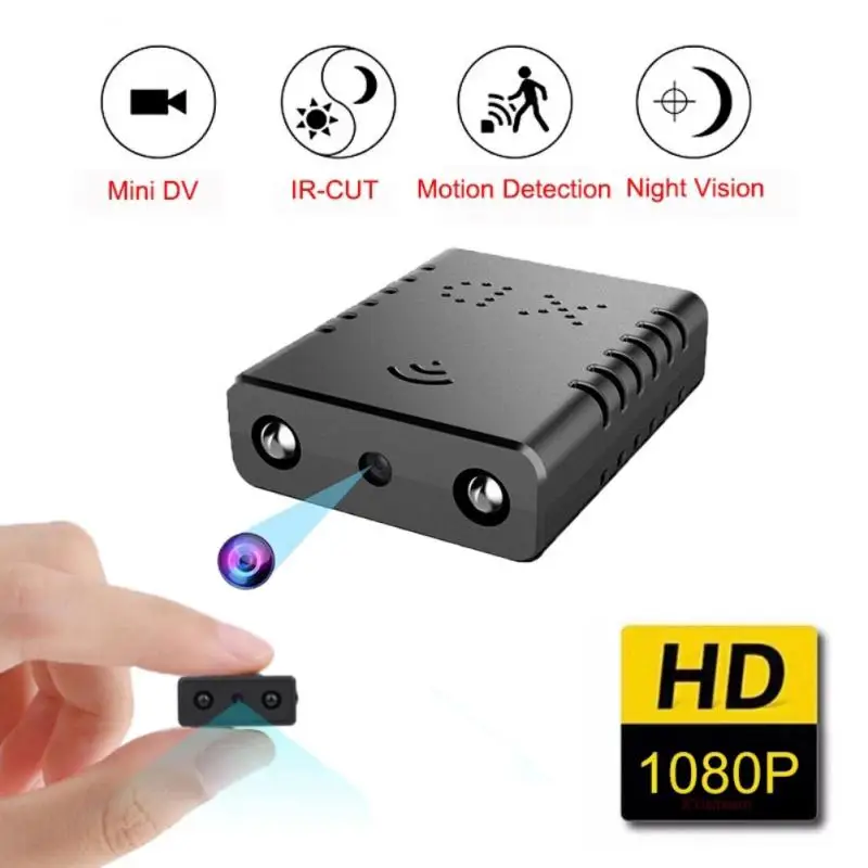 1080P Mini Camera Home Security Wifi USB Micro Camcorder Motion Detection Night Vision DVR Video Cam V380 APP Support
1080P Mini Camera Home Security Wifi USB Micro Camcorder Motion Detection Night Vision DVR Video Cam V380 APP Support