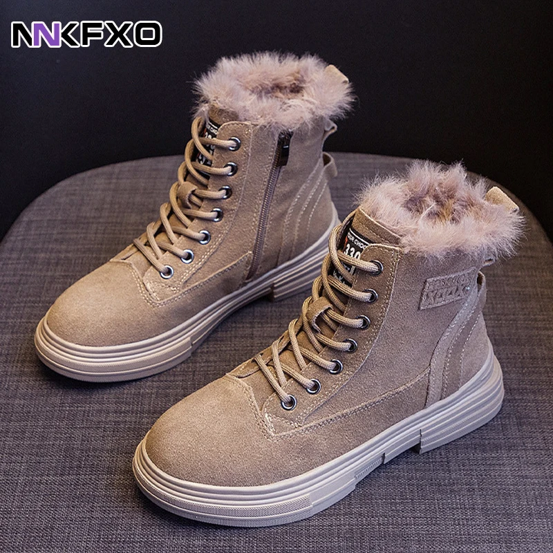 2021 Women Winter Snow Boots Warm Flat Platform Lace Up Ladies Women's Shoes New Flock Fur Suede Ankle Boots 35-39 vc2406
2021 Women Winter Snow Boots Warm Flat Platform Lace Up Ladies Women's Shoes New Flock Fur Suede Ankle Boots 35-39 vc2406
