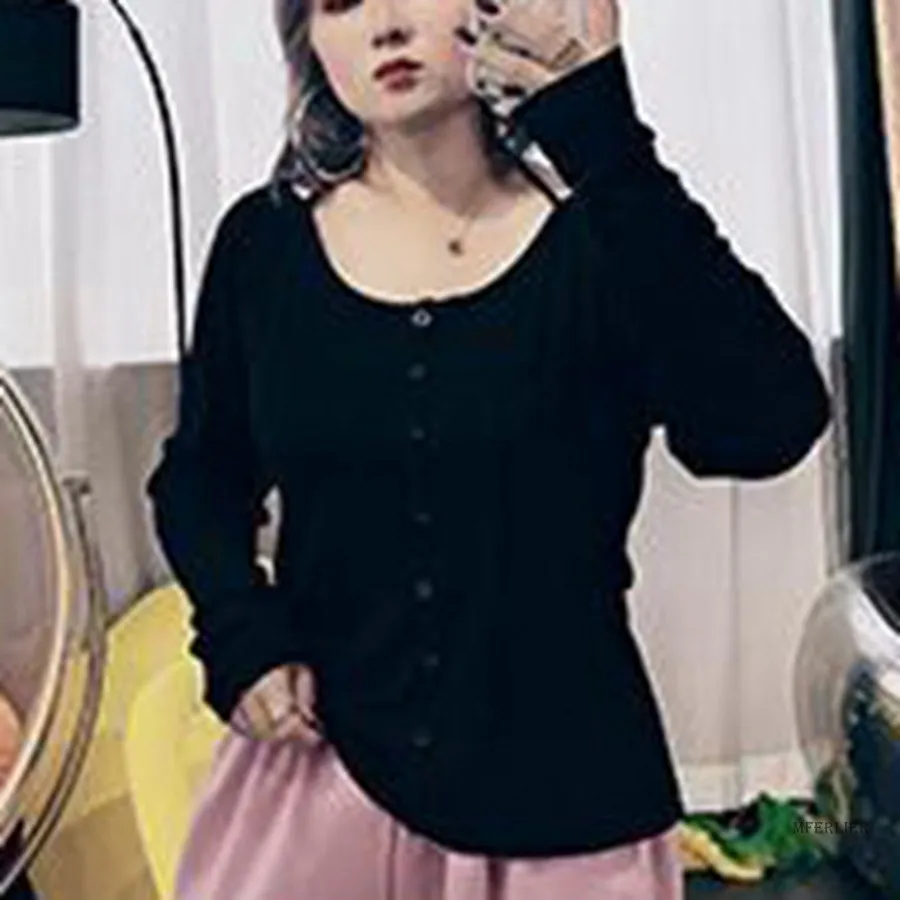 Size 6XL 150kg Autumn T Shirts Women O Neck Long Sleeve Casual T shirt Large Size Tops Female Loose Black White Tees
Size 6XL 150kg Autumn T Shirts Women O Neck Long Sleeve Casual T shirt Large Size Tops Female Loose Black White Tees