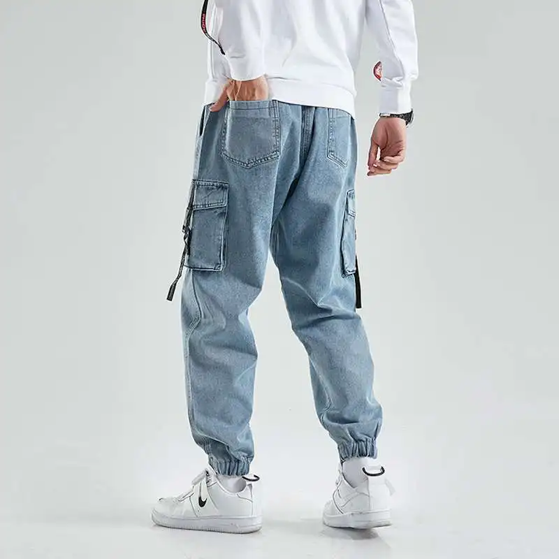 Men Joggers Cargo Denim Pants Baggy Harem Japanese Streetwear Male Ankle Harajuku Casual Hip Hop Jeans Trousers Men
Men Joggers Cargo Denim Pants Baggy Harem Japanese Streetwear Male Ankle Harajuku Casual Hip Hop Jeans Trousers Men