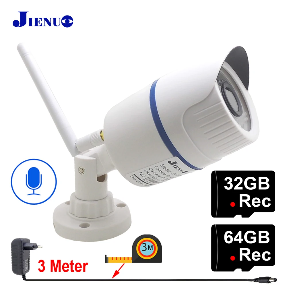 Камера видеонаблюдения HD аудио ночное видение CCTV IP камера Wifi наружная
