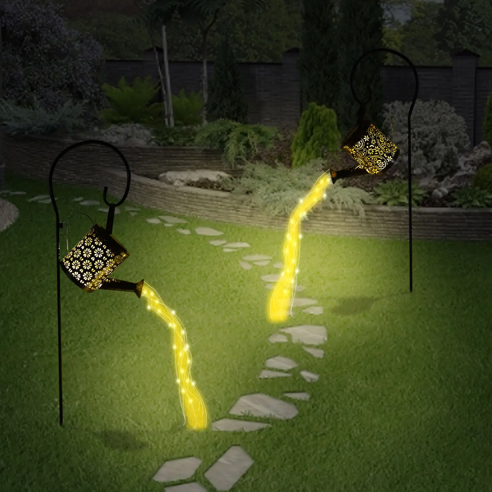 LED Solar Shower Light Metal Wrought Iron Hollow Fairy Light Creative Watering Can Art Lamp Outdoor Garden Lawn Top Sale
LED Solar Shower Light Metal Wrought Iron Hollow Fairy Light Creative Watering Can Art Lamp Outdoor Garden Lawn Top Sale
