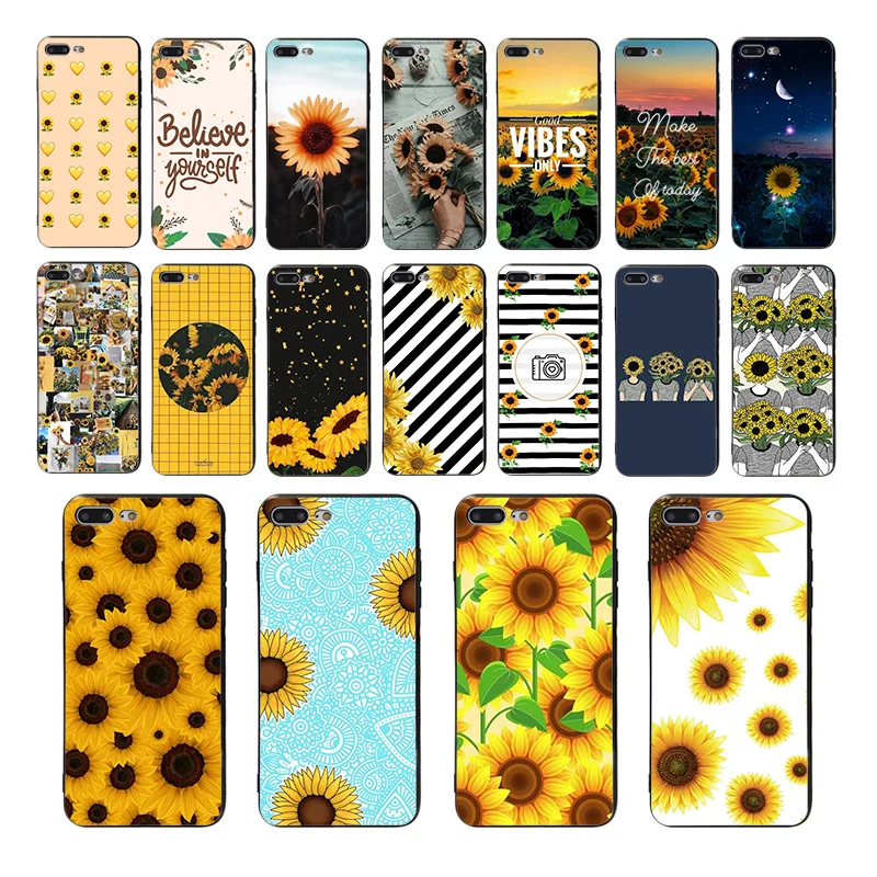 Sunflower art pattern print Soft phone case for iphone 8 7 6s 6 plus 11 pro max X XS XR cover 5 se 5s 10 TPU luxury shell Coque
Sunflower art pattern print Soft phone case for iphone 8 7 6s 6 plus 11 pro max X XS XR cover 5 se 5s 10 TPU luxury shell Coque