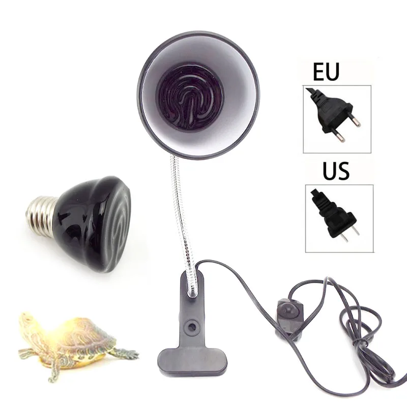 220V Pet Reptile Heat Lamp turtle warm light Kit Clip holder E27 Holder Heating Lamp Tortoises Basking lighting
220V Pet Reptile Heat Lamp turtle warm light Kit Clip holder E27 Holder Heating Lamp Tortoises Basking lighting
