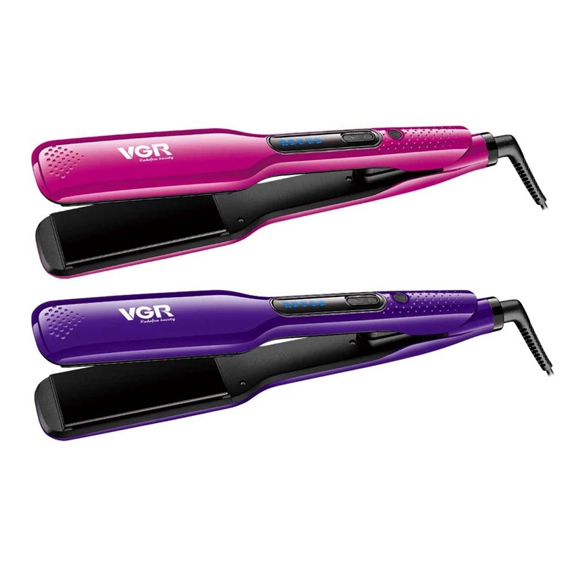 VGR Hair Straightener Five-Gear Temperature Adjustment Ceramic Tourmaline Ionic Flat Iron Widen Panel EU Plug
VGR Hair Straightener Five-Gear Temperature Adjustment Ceramic Tourmaline Ionic Flat Iron Widen Panel EU Plug
