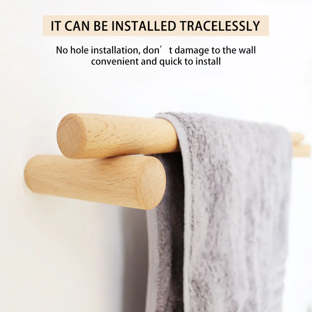 1pc Simple Towel Rack Wooden Single Towel Bar Punch Storage Rack Towel Hanger for Bathromm Kitchen Home (45CM)
1pc Simple Towel Rack Wooden Single Towel Bar Punch Storage Rack Towel Hanger for Bathromm Kitchen Home (45CM)