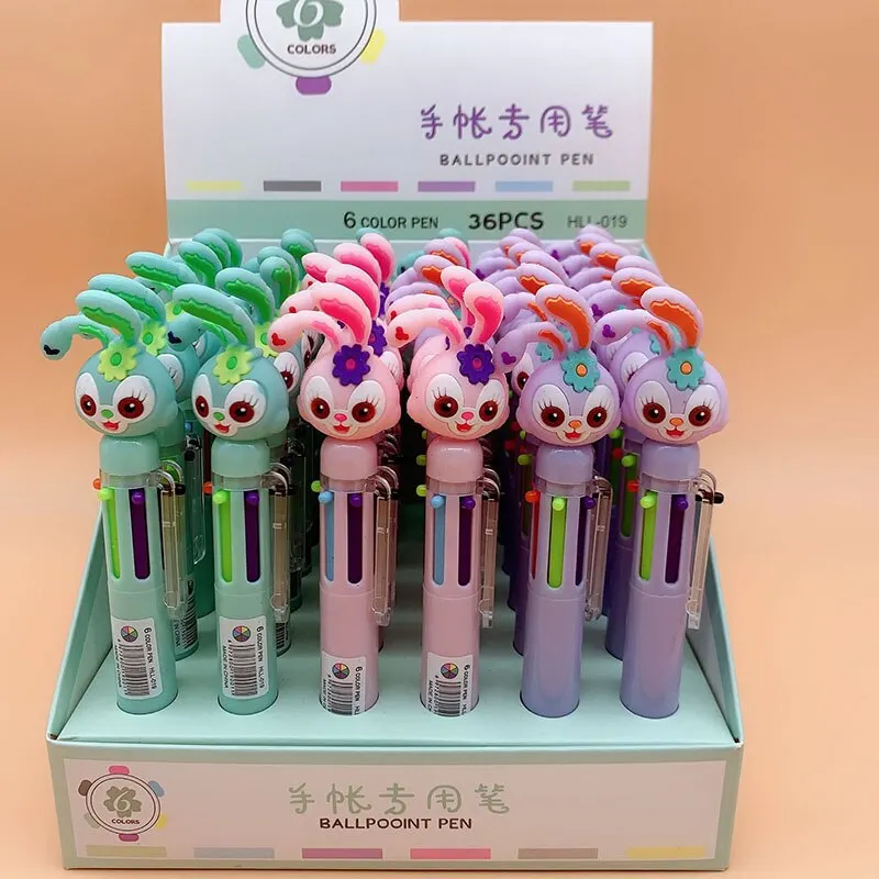36 pcs/lot Lovely Long-eared Rabbit 6 Colors Ballpoint Pen Cute Roller Ball pens School Office Writing Supplies Stationery Gift
36 pcs/lot Lovely Long-eared Rabbit 6 Colors Ballpoint Pen Cute Roller Ball pens School Office Writing Supplies Stationery Gift