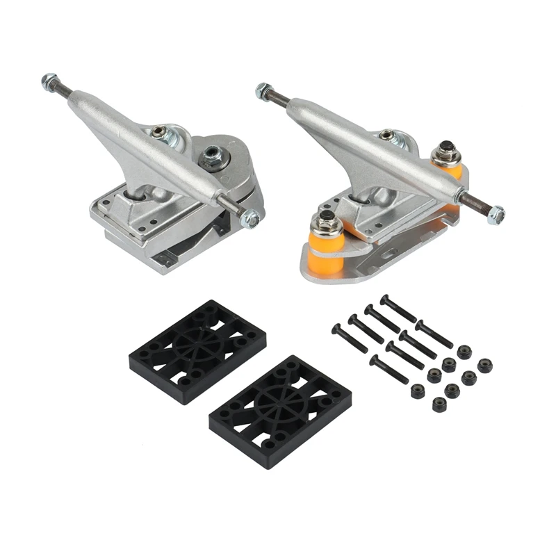S5 Surf Skateboard Trucks Adapter Surf Skate Bridge Spring Bracket Complete Set with Risers Bolts 6.25Inch Trucks
S5 Surf Skateboard Trucks Adapter Surf Skate Bridge Spring Bracket Complete Set with Risers Bolts 6.25Inch Trucks