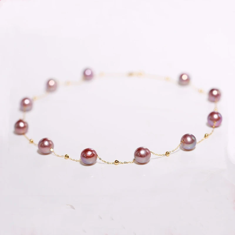 NYMPH Natural Fresh water Pearl Necklace Genuine 18K Gold Jewelry Pure AU750 Chain For Women Fine Engagement Gift X506
NYMPH Natural Fresh water Pearl Necklace Genuine 18K Gold Jewelry Pure AU750 Chain For Women Fine Engagement Gift X506