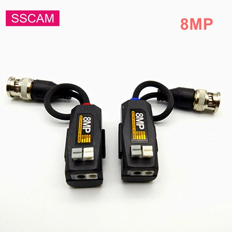 10 Pairs CCTV 8MP Video Balun Passive Transceivers 300M Distance UTP Balun BNC Cable CAT5 Cable for Analog Camera
10 Pairs CCTV 8MP Video Balun Passive Transceivers 300M Distance UTP Balun BNC Cable CAT5 Cable for Analog Camera