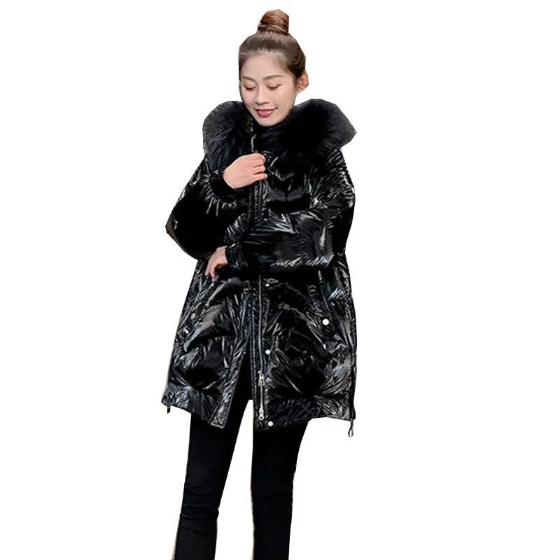 Ladies Fashion Glossy 90% White Duck Down Warm Jacket Women Winter Elegant Fur Collar Coats Bright All-match Casual coat G707
Ladies Fashion Glossy 90% White Duck Down Warm Jacket Women Winter Elegant Fur Collar Coats Bright All-match Casual coat G707