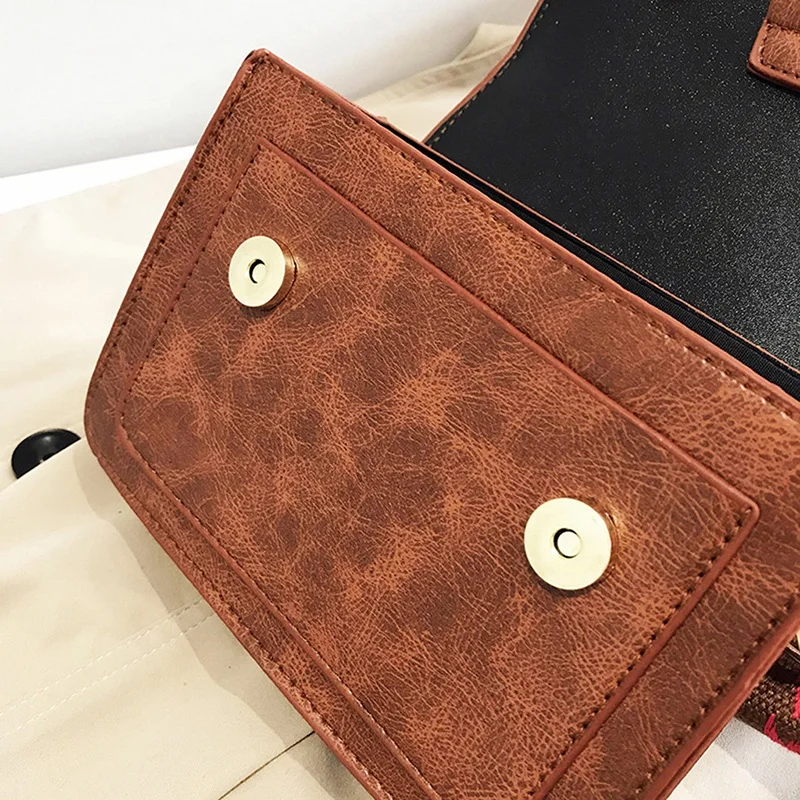 Fashion Women Flip Bag PU Retro Casual Mini Elegant Envelope Clutch
