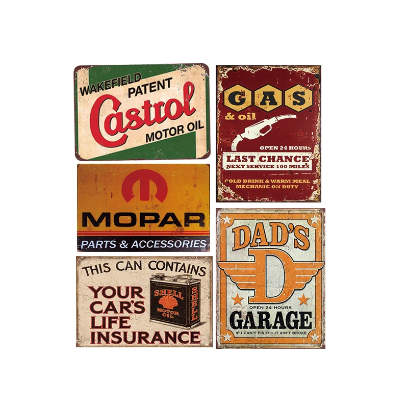 Retro Metal Tin Sign- Gas Motor Oil - For Vintage Garage Man Cave Retro Posters Bar Pub Wall Decor 8x12inch
Retro Metal Tin Sign- Gas Motor Oil - For Vintage Garage Man Cave Retro Posters Bar Pub Wall Decor 8x12inch