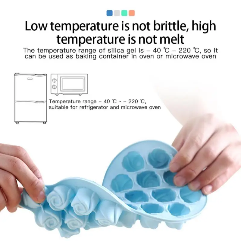 1pcs Silicone Ice Tray With Lid IceCube Mold Creative Rose Shape Ice Cream Mold Ice Cream Maker Whiskey Beer Drink Ice Mold
1pcs Silicone Ice Tray With Lid IceCube Mold Creative Rose Shape Ice Cream Mold Ice Cream Maker Whiskey Beer Drink Ice Mold