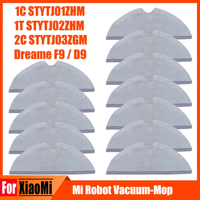 For XiaoMi Mi Robot Vacuum-Mop Parts 1C STYTJ01ZHM 1T STYTJ02ZHM 2C STYTJ03ZHM Dreame F9 / D9 Mop Cloths Replacement Accessories
For XiaoMi Mi Robot Vacuum-Mop Parts 1C STYTJ01ZHM 1T STYTJ02ZHM 2C STYTJ03ZHM Dreame F9 / D9 Mop Cloths Replacement Accessories