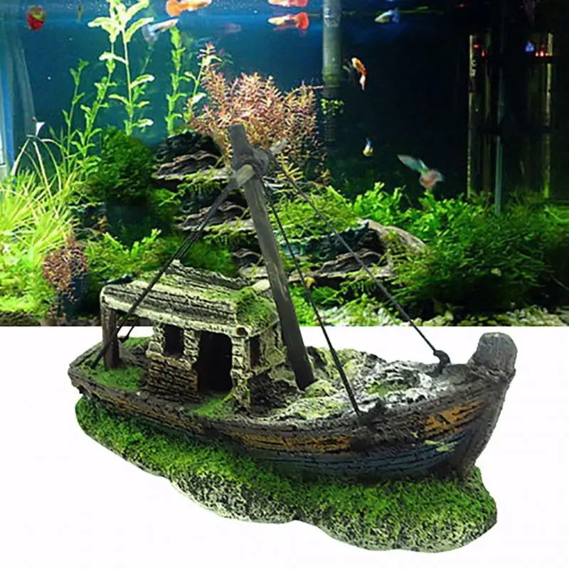 Aquarium Fish Tank Decorations Landscape Pirate Ship Wreck Ship Vintage Resin Design Boat Aquarium Accessories Home Decorations
Aquarium Fish Tank Decorations Landscape Pirate Ship Wreck Ship Vintage Resin Design Boat Aquarium Accessories Home Decorations