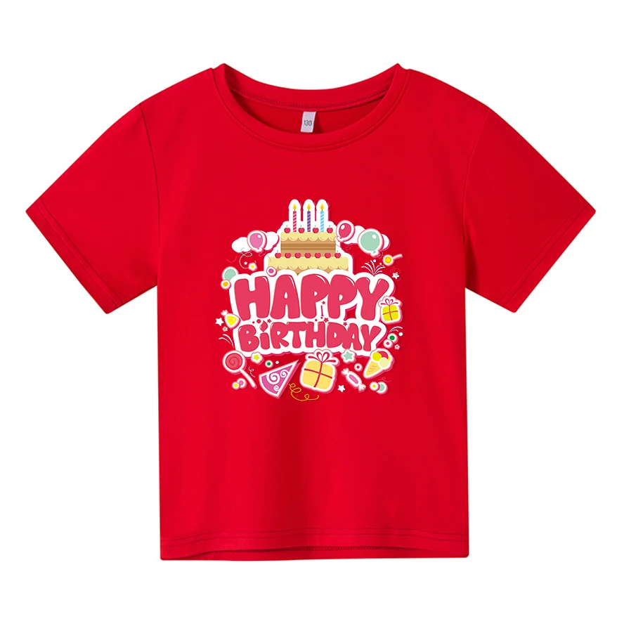 Unisex gift Design Girl Clothes Harajuku Shirt Birthday Tshirt cake Baby Boy T Shirt Crew Neck Casual Kids children clothes tops
Unisex gift Design Girl Clothes Harajuku Shirt Birthday Tshirt cake Baby Boy T Shirt Crew Neck Casual Kids children clothes tops