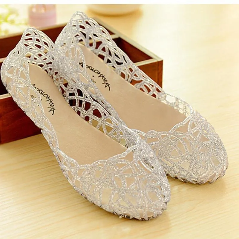 Women Jelly Sandals Ladies Hollow Out Mesh Crystal Bling Flats Shoes Female Fashion Casual Breathable Woman Comfort Shoes Hot
Women Jelly Sandals Ladies Hollow Out Mesh Crystal Bling Flats Shoes Female Fashion Casual Breathable Woman Comfort Shoes Hot