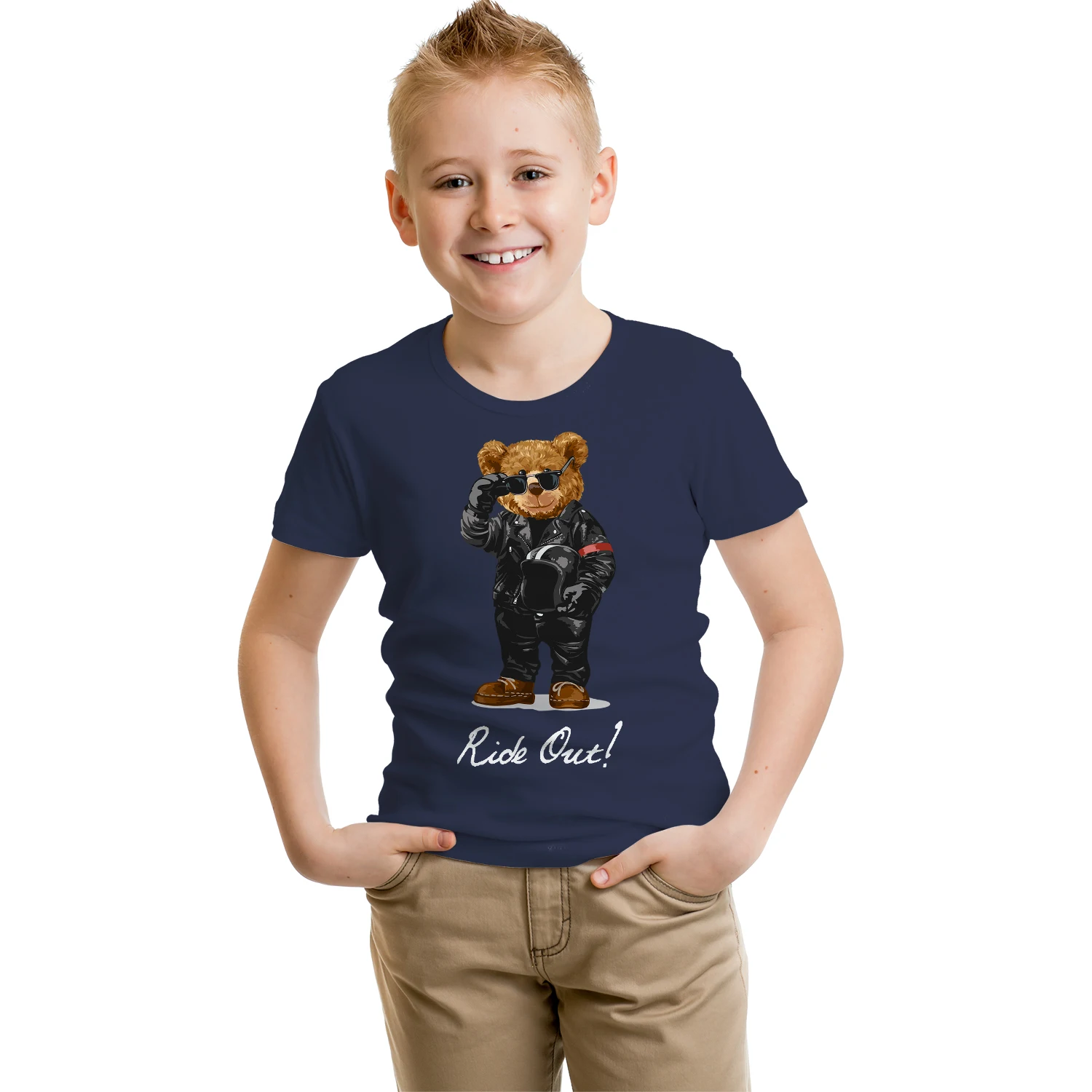 BLINGPAW Teddy Bear Ride Out Letter Print Kids T-shirt Cotton Unisex Top&Tees Summer Kid Clothes Baby Tshirts Kids Outfits 
BLINGPAW Teddy Bear Ride Out Letter Print Kids T-shirt Cotton Unisex Top&Tees Summer Kid Clothes Baby Tshirts Kids Outfits