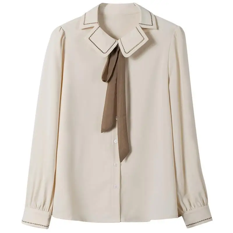 MINGLIUSILI Elegant Blouse Spring 2021 Fashion Korean Style Vintage Shirts for Women Long Sleeve Loose Casual Blouse Women
MINGLIUSILI Elegant Blouse Spring 2021 Fashion Korean Style Vintage Shirts for Women Long Sleeve Loose Casual Blouse Women