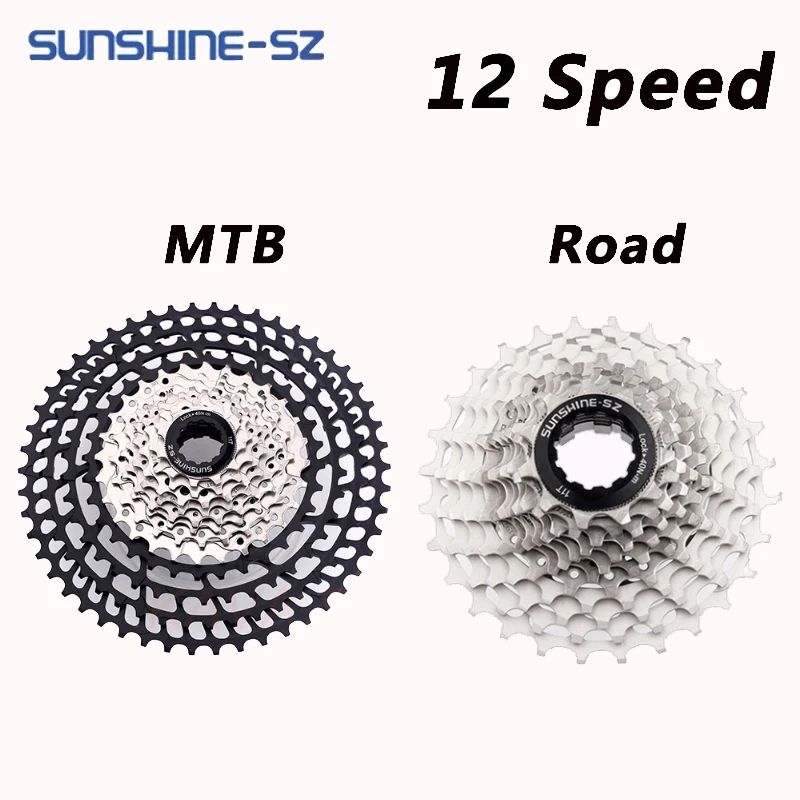 SUNSHINE 12 Speed MTB Road Bike Flywheel 12V 11-28/32/34/46/50/52T Ultralight Freewheel for SRAM GX Shimano HG K7 12S Sprocket
SUNSHINE 12 Speed MTB Road Bike Flywheel 12V 11-28/32/34/46/50/52T Ultralight Freewheel for SRAM GX Shimano HG K7 12S Sprocket