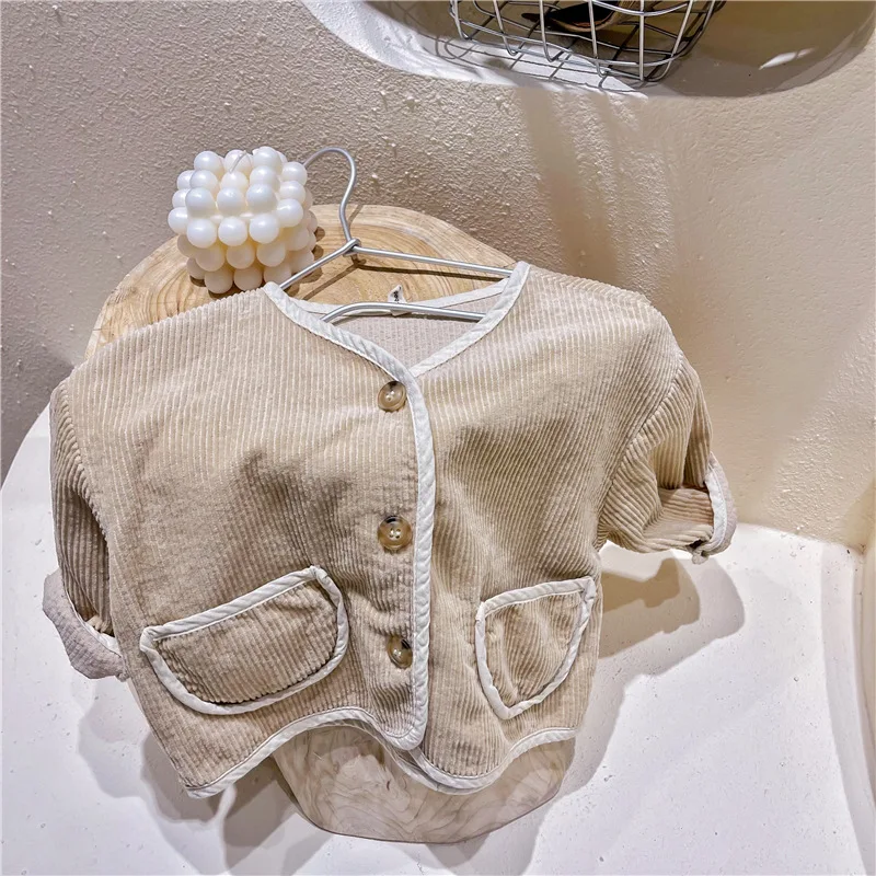 2021 autumn new jacket children's corduroy jacket girls cardigan kids jacket baby girl clothes
2021 autumn new jacket children's corduroy jacket girls cardigan kids jacket baby girl clothes