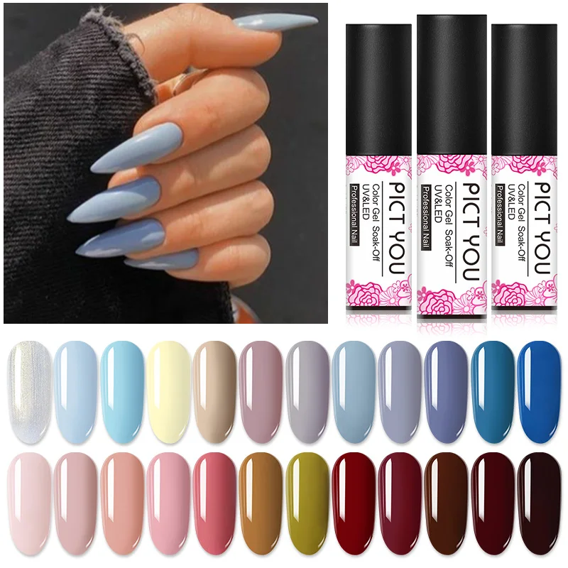 PICT YOU Nail Gel Polish All For Manicure Semi Permanent Vernis Top Coat UV LED Gel Varnish Soak Off Nail Art Gel Nail Polish
PICT YOU Nail Gel Polish All For Manicure Semi Permanent Vernis Top Coat UV LED Gel Varnish Soak Off Nail Art Gel Nail Polish