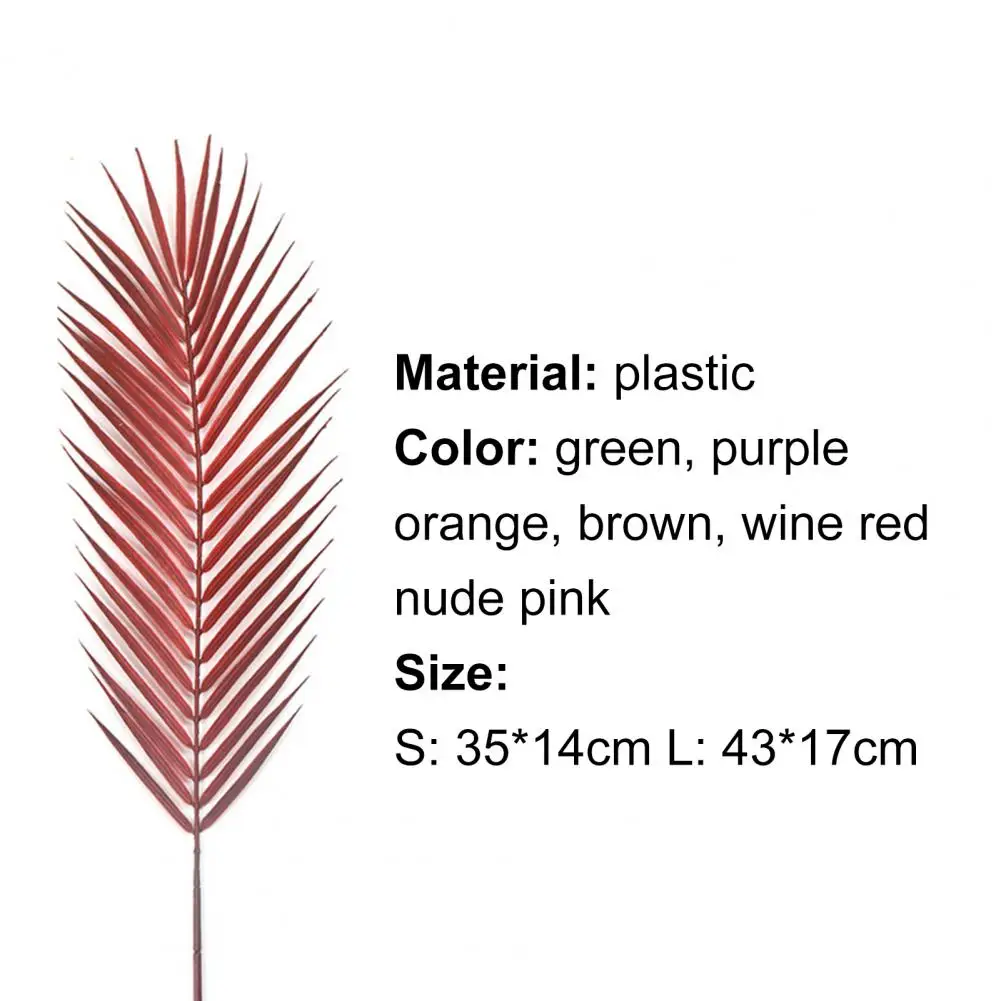 Artificial Leaves Multi-use Handmade Plastic Simulation Chrysalidocarpus Leaves Display for Gifts
Artificial Leaves Multi-use Handmade Plastic Simulation Chrysalidocarpus Leaves Display for Gifts
