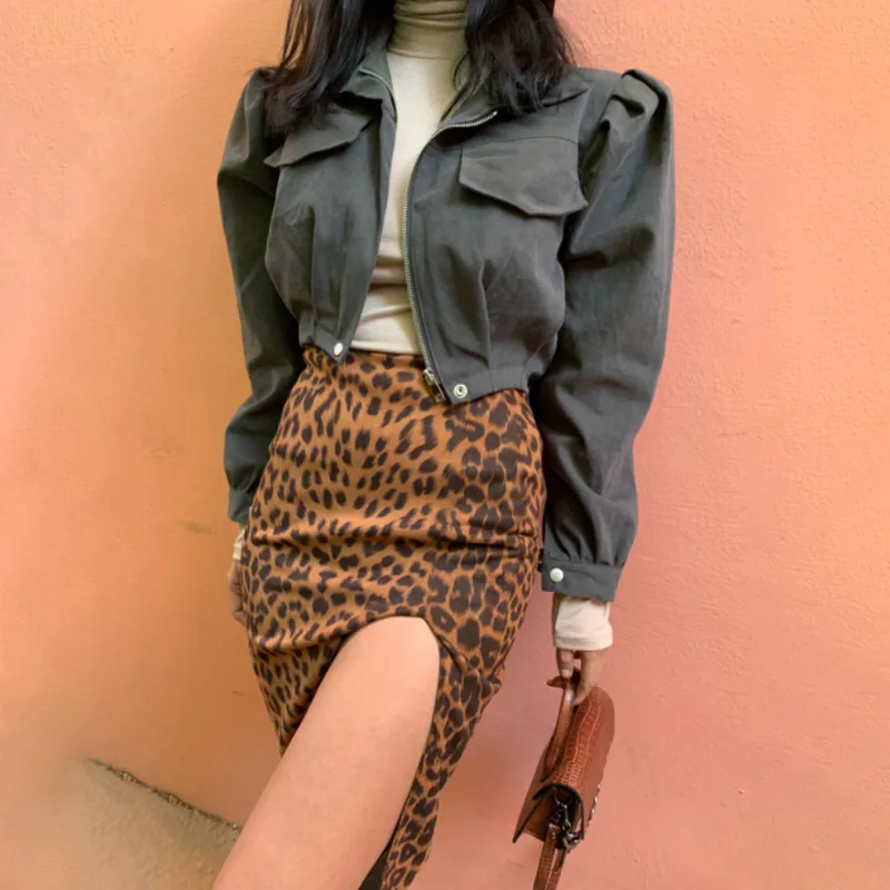 Women Fashion Leopard Split Skirt Ladies Stylish Skirt for Party Shopping Daily Wear
Women Fashion Leopard Split Skirt Ladies Stylish Skirt for Party Shopping Daily Wear