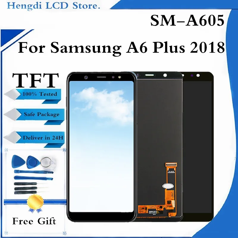 For Samsung Galaxy A6 Plus A6+ A605 SM-A605F LCD Display Screen Replacement For Samsung A605FN A605G A605GN LCD Screen Digitizer
For Samsung Galaxy A6 Plus A6+ A605 SM-A605F LCD Display Screen Replacement For Samsung A605FN A605G A605GN LCD Screen Digitizer