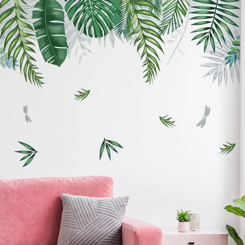 Nordic Tropical plants Wall Stickers Banana Leaf Wall Decals for Home Wall Decor Removable Vinyl PVC Murals Living room Bedroom
Nordic Tropical plants Wall Stickers Banana Leaf Wall Decals for Home Wall Decor Removable Vinyl PVC Murals Living room Bedroom